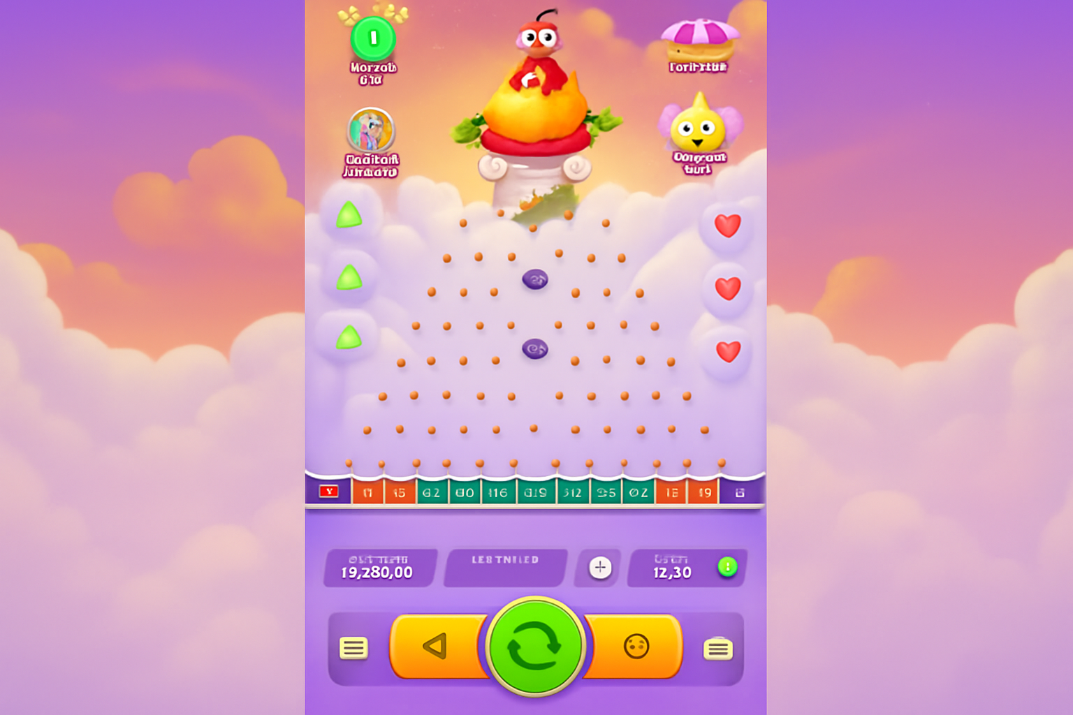 Chicken Plinko gameplay